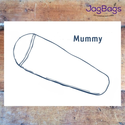 JagBag Fine Silk - Mummy Style - White - SPECIAL OFFER